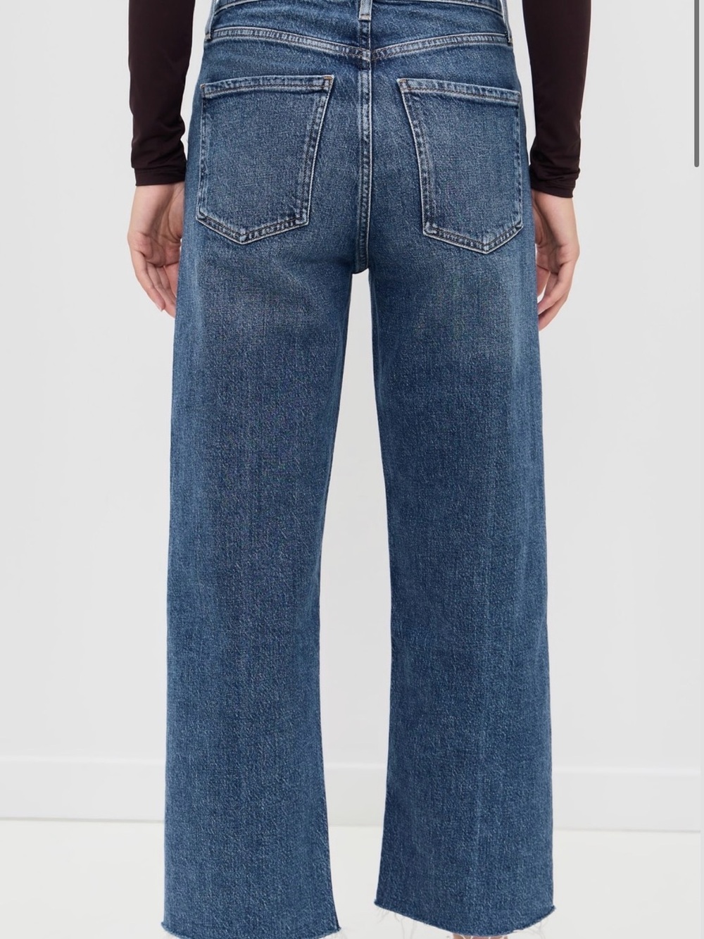 AGOLDE Ren High Rise Wide Leg Jeans - Picture 3 of 8